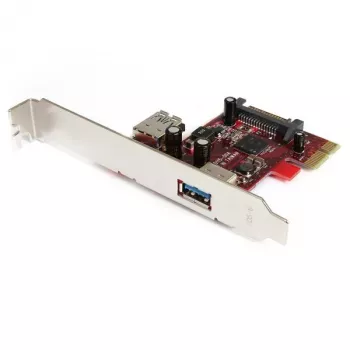 StarTech.com 2 Port PCI Express SuperSpeed USB 3.0 Karte mit UASP-Unterstützung - 1 Intern 1 Extern