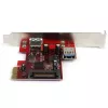 StarTech.com 2 Port PCI Express SuperSpeed USB 3.0 Karte mit UASP-Unterstützung - 1 Intern 1 Extern