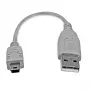 StarTech.com 15 cm Mini-USB-2.0-Kabel – A auf Mini-B, 0,152 m, USB A, Mini-USB B, USB 2.0, Stecker/Stecker, Grau