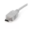 StarTech.com 15 cm Mini-USB-2.0-Kabel – A auf Mini-B, 0,152 m, USB A, Mini-USB B, USB 2.0, Stecker/Stecker, Grau