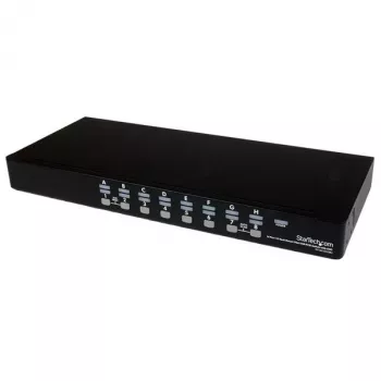 StarTech.com 16-Port 1HE Rackmount USB KVM-Switch-Kit mit OSD und Kabeln