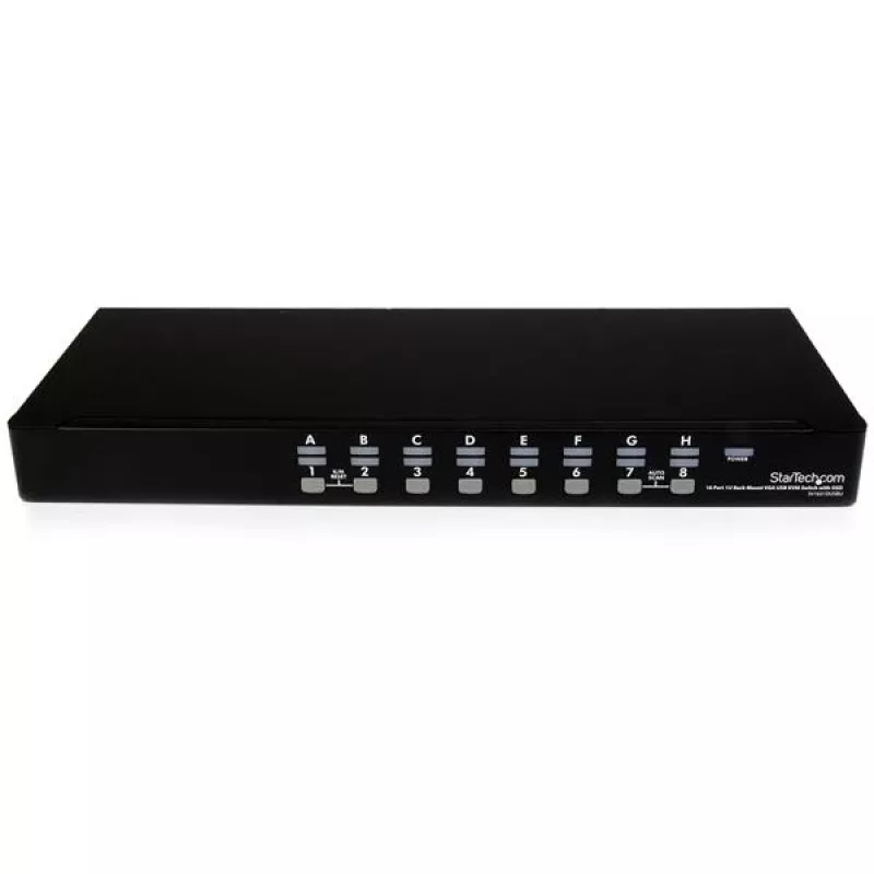 StarTech.com 16-Port 1HE Rackmount USB KVM-Switch-Kit mit OSD und Kabeln