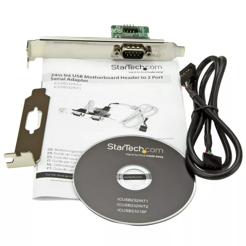 StarTech.com 61 cm Interner USB-Motherboard-Header-auf-Seriell-RS232-Adapter