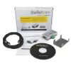 StarTech.com 2-Port USB zu RS232 RS422 RS485 Seriell-Adapter mit COM-Retention