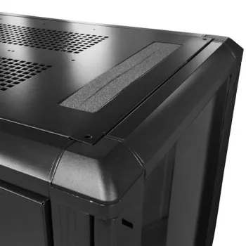 StarTech.com 4-Post 25U Server-Rack-Schrank, abschließbarer 19-Zoll-Daten-Rack-Schrank für Computer / AV / IT-Ausrüstung, Büro- / Heimnetzwerk-Rack mit Rollen und verstellbaren Montageschienen