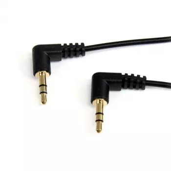 StarTech.com 3 ft schlank 3.5mm Right Angle Stereo Audio Kabel - M/M