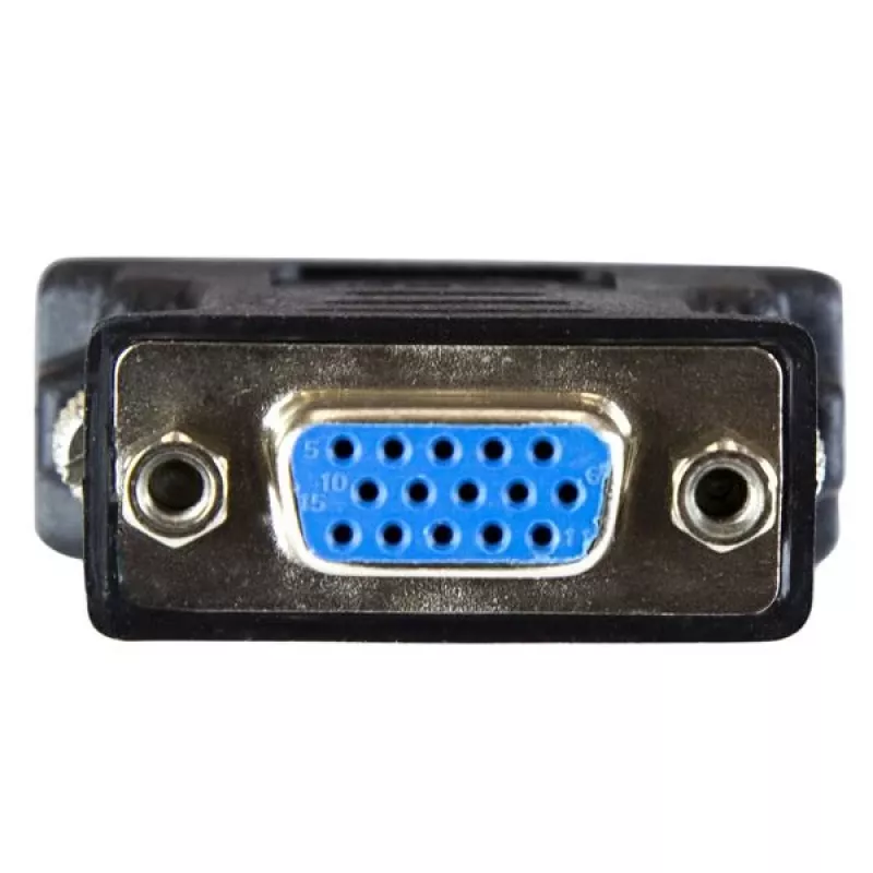 StarTech.com DVI-auf-VGA-Kabeladapter – Schwarz – M/F, DVI-I, VGA, Schwarz