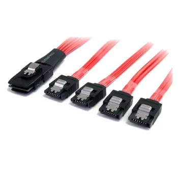 StarTech.com 50cm Serial Attached SCSI SAS-Kabel – SFF-8087 auf 4x verriegelnde SATA