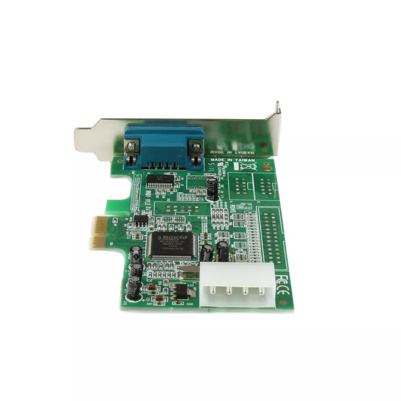 StarTech.com 1-Port PCI Express RS232 Serielle Adapterkarte – PCIe RS232 Serieller Host-Steuergerät – PCIe zu Seriell DB9 – 16550 UART – Low-Profile-Erweiterungskarte – Windows & Linux