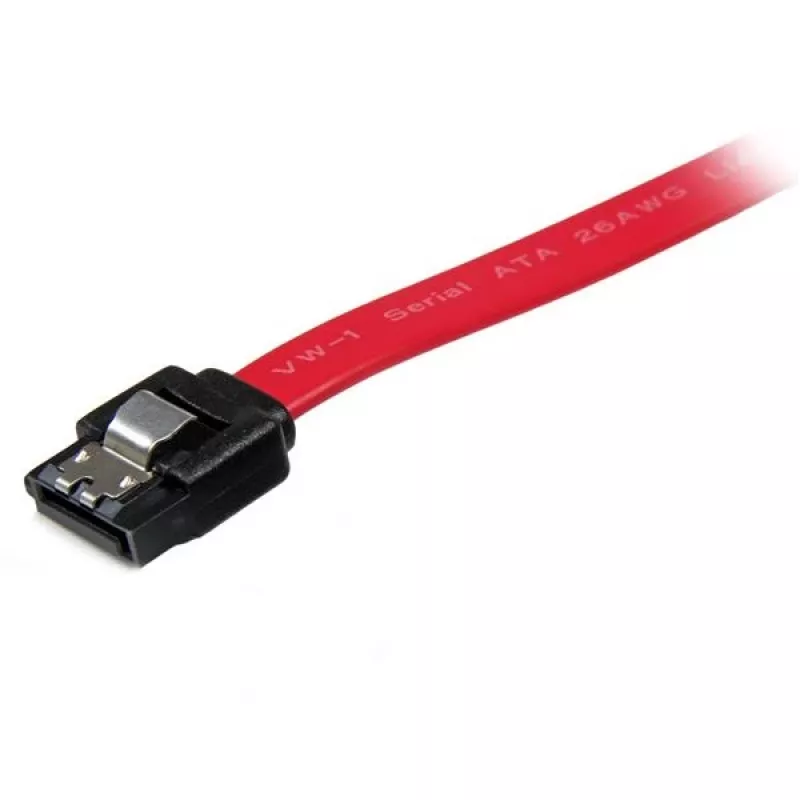 StarTech.com 6in Latching SATA-Kabel, 0,1524 m, Stecker/Stecker, Rot, 6 g, 125 mm, 225 mm