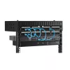 StarTech.com 8U 19 Zoll Wandmontage Netzwerk-Rack – Einstellbare Tiefe 12–20 Zoll 2-Pfosten-Open-Frame-Serverraum-Rack für AV/Daten/IT-Kommunikation/Computerausrüstung/Switch mit Käfigmuttern und Schrauben