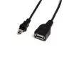 StarTech.com 1 ft Mini USB 2.0 Kabel - USB A auf Mini B F/M, 0,3 m, USB A, Mini-USB B, Stecker/Buchse, 0,48 Gbit/s, Schwarz