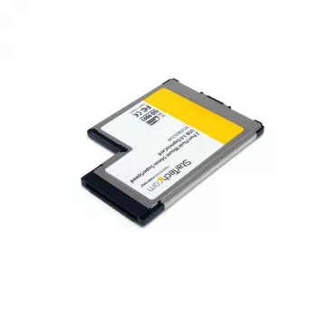 StarTech.com 2 Port Flush Mount ExpressCard 54mm SuperSpeed USB 3.0 Kartenadapter mit UASP-Unterstützung