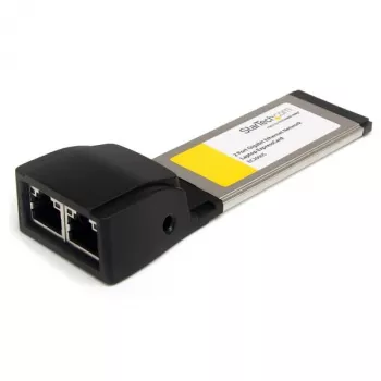 StarTech.com Dual-Port ExpressCard Gigabit Laptop Ethernet NIC Netzwerkadapterkarte