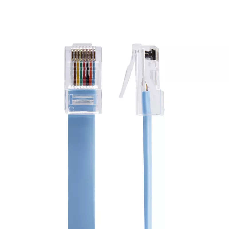StarTech.com 6 ft Cisco Console Rollover Kabel - RJ45 M/M, 1,8 m, RJ-45, RJ-45, Blau