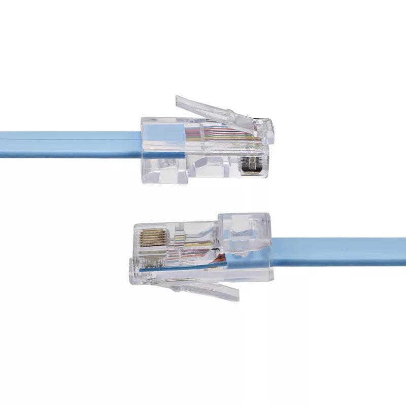 StarTech.com 6 ft Cisco Console Rollover Kabel - RJ45 M/M, 1,8 m, RJ-45, RJ-45, Blau