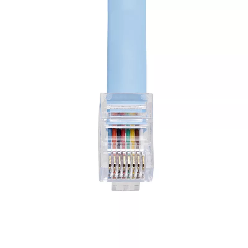 StarTech.com 6 ft Cisco Console Rollover Kabel - RJ45 M/M, 1,8 m, RJ-45, RJ-45, Blau