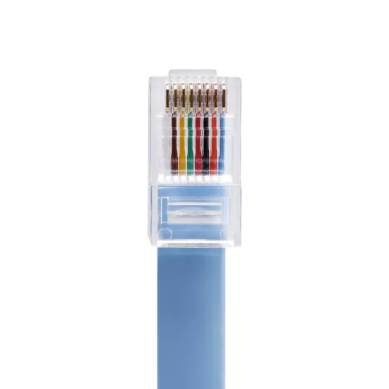 StarTech.com 6 ft Cisco Console Rollover Kabel - RJ45 M/M, 1,8 m, RJ-45, RJ-45, Blau