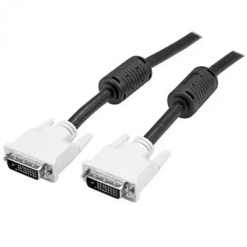 StarTech.com 2m DVI-D Dual Link Kabel – M/M, 2 m, DVI-D, DVI-D, Stecker, Stecker, Schwarz, Weiß