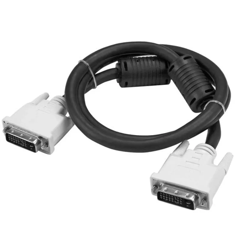 StarTech.com 3m DVI-D Dual-Link-Kabel – M/M, 3 m, DVI-D, DVI-D, Stecker, Stecker, Schwarz, Weiß