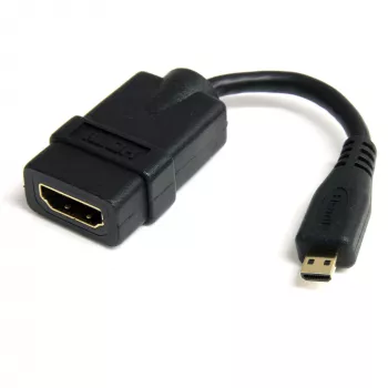 StarTech.com Micro HDMI auf HDMI Adapter - 4K 30Hz Video - Robuster High Speed Micro HDMI Typ-D auf HDMI 1.4 Konverter/Kabeladapter-Dongle - Ultra HD HDMI Monitore, Fernseher & Displays - Bu/St