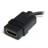 StarTech.com Micro HDMI auf HDMI Adapter - 4K 30Hz Video - Robuster High Speed Micro HDMI Typ-D auf HDMI 1.4 Konverter/Kabeladapter-Dongle - Ultra HD HDMI Monitore, Fernseher & Displays - Bu/St