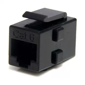 StarTech.com Cat 6 RJ45 Keystone Jack Netzwerkkoppler - F/F, Schwarz, RJ-45, RJ-45, 90 mm, 125 mm, 2 mm