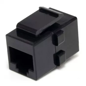 StarTech.com Cat 6 RJ45 Keystone Jack Netzwerkkoppler - F/F, Schwarz, RJ-45, RJ-45, 90 mm, 125 mm, 2 mm