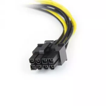 StarTech.com 15 cm LP4 auf 8-Pin PCI Express Grafikkarten-Stromadapter