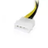 StarTech.com 15 cm LP4 auf 8-Pin PCI Express Grafikkarten-Stromadapter
