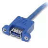 StarTech.com 2-Port Panel Mount USB 3.0 Kabel - USB A auf Motherboard-Header-Kabel F/F