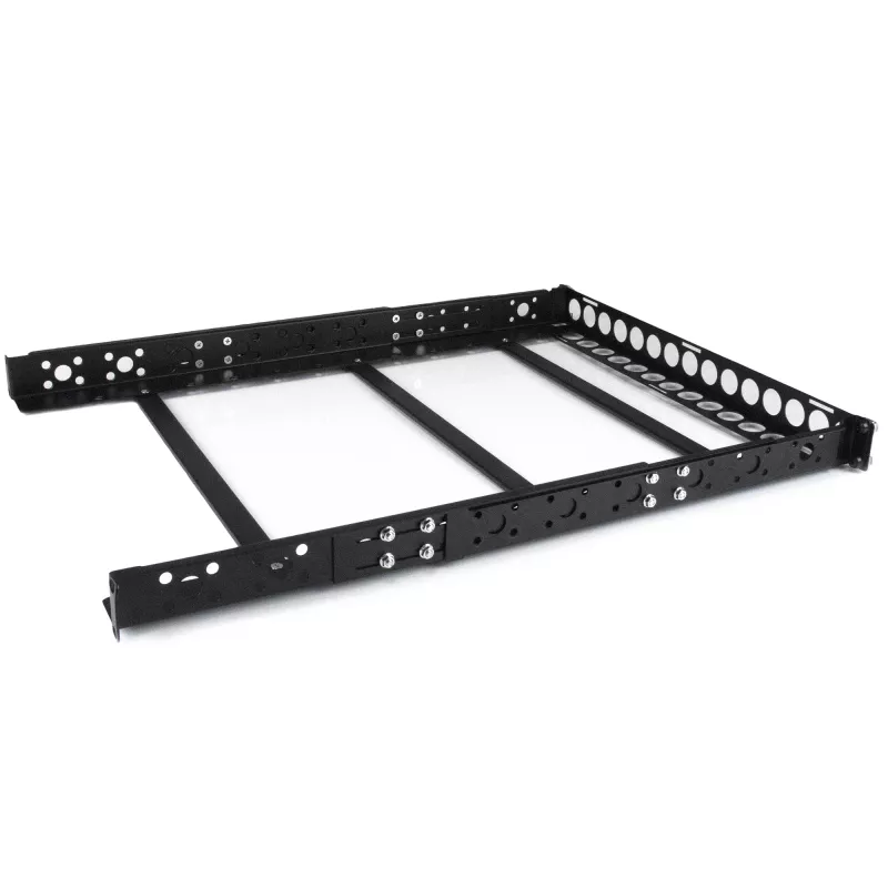 StarTech.com 1U universelle Server-Rack-Schienen, tiefenverstellbare Montageschienen für Server, 19-Zoll-Rack-Montageschienen