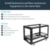 StarTech.com 1U universelle Server-Rack-Schienen, tiefenverstellbare Montageschienen für Server, 19-Zoll-Rack-Montageschienen