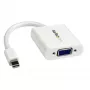StarTech.com Mini DisplayPort auf VGA Adapter - Aktiver Mini DP auf VGA Konverter - 1080p Video - mDP oder Thunderbolt 1/2 Mac/PC zu VGA Monitor/Projektor/Display - mDP 1.2 auf VGA Dongle - Weiß