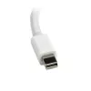 StarTech.com Mini DisplayPort auf VGA Adapter - Aktiver Mini DP auf VGA Konverter - 1080p Video - mDP oder Thunderbolt 1/2 Mac/PC zu VGA Monitor/Projektor/Display - mDP 1.2 auf VGA Dongle - Weiß