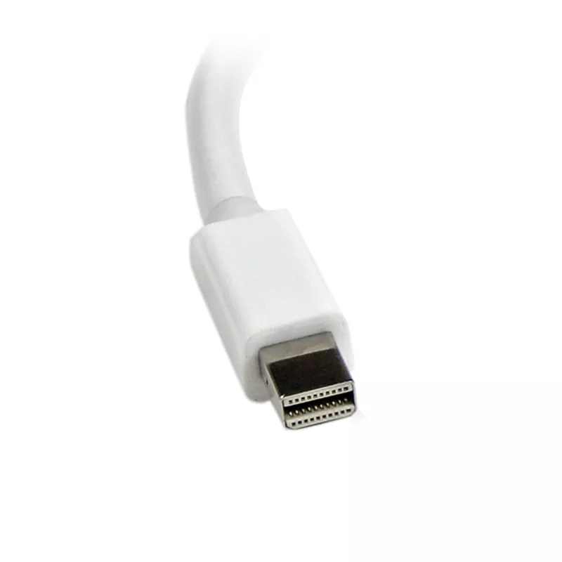 StarTech.com Mini DisplayPort auf VGA Adapter - Aktiver Mini DP auf VGA Konverter - 1080p Video - mDP oder Thunderbolt 1/2 Mac/PC zu VGA Monitor/Projektor/Display - mDP 1.2 auf VGA Dongle - Weiß