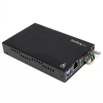 StarTech.com Glasfaser-Medienkonverter Gigabit 1000Mbps MM Faser LC 550m
