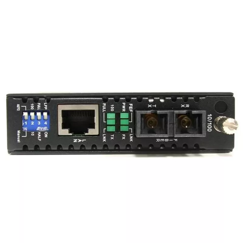 StarTech.com 10/100 Mbps Singlemode Glasfaser-Medienkonverter SC 30 km