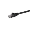 StarTech.com 7m CAT6 Ethernet-Kabel – Schwarz CAT 6 Gigabit Ethernet-Kabel – 250MHz 100W PoE RJ45 UTP Netzwerk-/Patchkabel rastnasenfrei mit Zugentlastung einzeln getestet