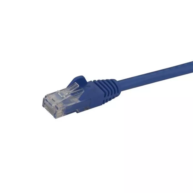 StarTech.com 10m CAT6 Ethernet-Kabel – Blau CAT 6 Gigabit Ethernet-Kabel – 250 MHz 100 W PoE RJ45 UTP Netzwerk-/Patchkabel, rastnasenfrei mit Zugentlastung, einzeln getestet