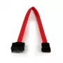 StarTech.com 0,3 m SATA-Verlängerungskabel, 0,3 m, SATA III, SATA 7-polig, SATA 7-polig, Stecker/Buchse, Schwarz, Rot