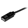 StarTech.com 15m USB 2.0 Active Extension Kabel - M/F, 15 m, USB A, USB A, USB 2.0, Male/Female, Schwarz