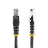 StarTech.com Cat5e Patchkabel mit vergossenen RJ45-Steckern – 15 m – Schwarz