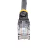 StarTech.com Cat5e Patchkabel mit vergossenen RJ45-Steckern – 15 m – Schwarz