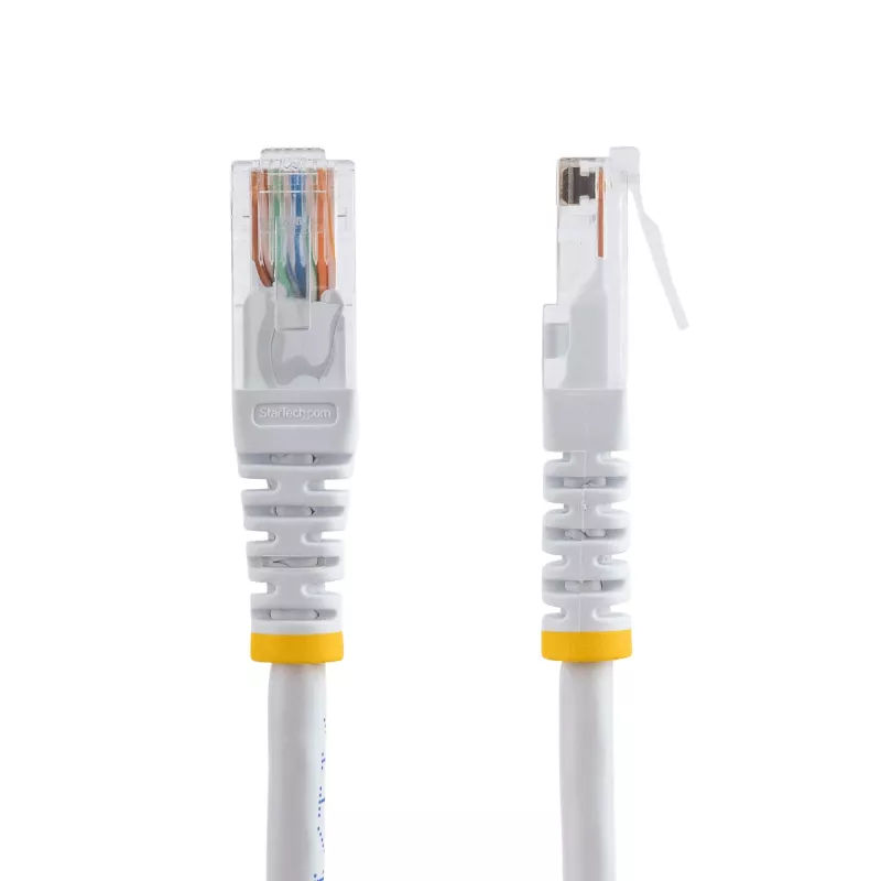 StarTech.com 15m Cat5e Weiß geformt RJ45 UTP Cat 5e Patchkabel - 15 m Patchkabel
