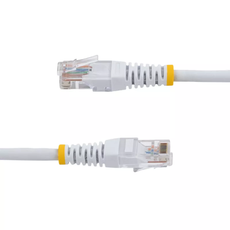 StarTech.com 15m Cat5e Weiß geformt RJ45 UTP Cat 5e Patchkabel - 15 m Patchkabel