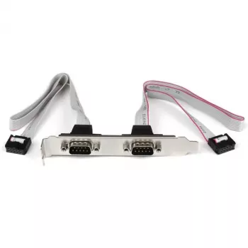 StarTech.com 2-Port 16 Zoll DB9 Serieller Portblech zu 10-Pin-Header