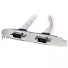 StarTech.com 2-Port 16 Zoll DB9 Serieller Portblech zu 10-Pin-Header