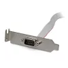 StarTech.com 1 Port 16 Zoll DB9 Serieller-Anschlussblende auf 10-Pin-Header – Low Profile