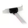 StarTech.com 1 Port 16 Zoll DB9 Serieller-Anschlussblende auf 10-Pin-Header – Low Profile